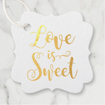 Amor é Sweet Modern Quote Casamento