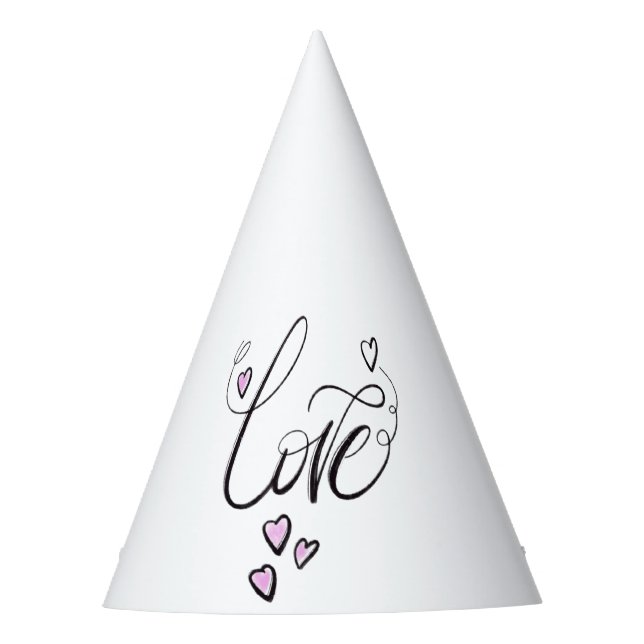 Amor em Flor Elegante Chapéu de Festa com Letra Mi (Frente)