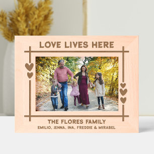 Amor Encantador Vive Aqui Coração Família