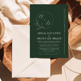 Amor eterno | Verde Profundo | Convite de casament