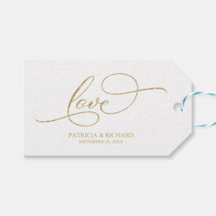 Amor - Etiquetas para Lembranças de Casamento com