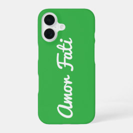 Amor Fati Quote iPhone 16 Case