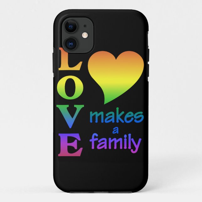 Amor faz capas de iphone familiar (Verso)