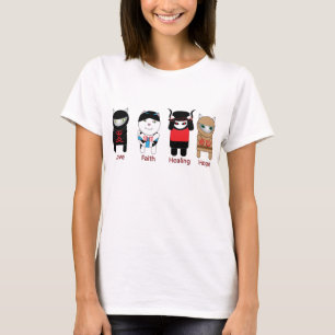 Amor Fé Curando Camisa De Esperança