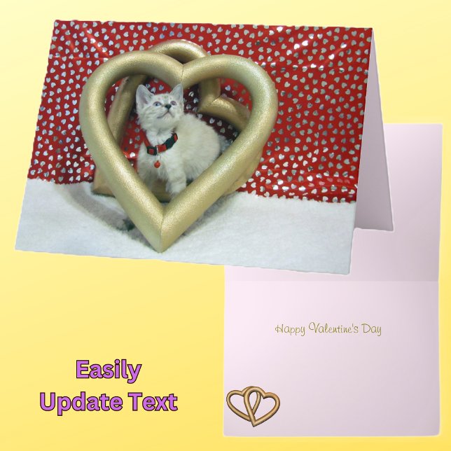 Amor - Fênix - Cartão de Dia de os namorados Gato (Criador carregado)