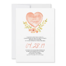 amor flores do coração flutuação convite para casa