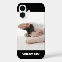 AMOR Foto personalizada preto e branco moderno e e