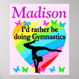AMOR GINÁSTICO PERSONALIZADO POSTER GYMNAST