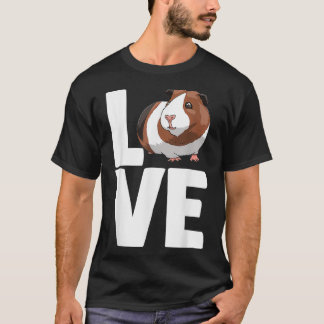 Amor Guiné Porco Mulheres Engraçadas Camisetas Cav