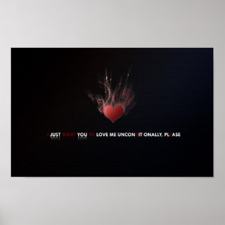 Amor incondicionalmente Impressão