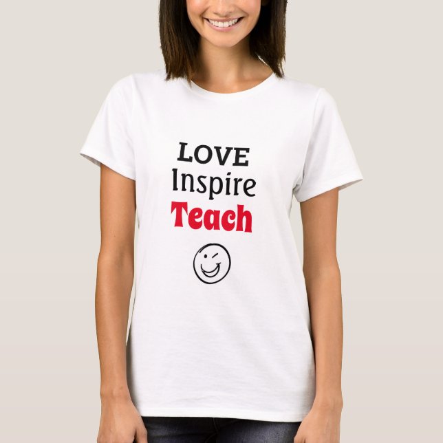 AMOR, INSPIRE, CAMISA DE ENSINO (Frente)