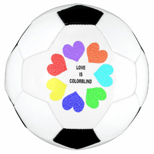 Amor inter-racial Arco-Íris Bola de Futebol