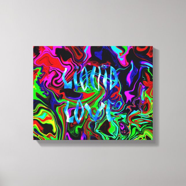 Amor Líquido - Canvas / Moderno Abstrato (Frente)