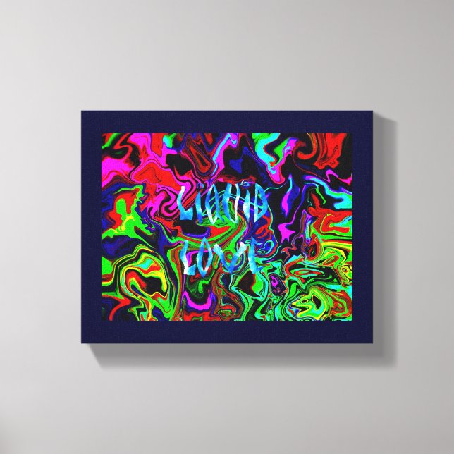 Amor Líquido ~ Canvas moderno de 0,75" (Frente)