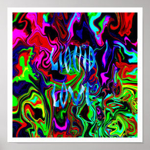 Amor Líquido - Impressão com bordas brancas.