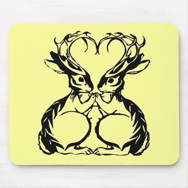 Amor Mousepad de Jackalope (Frente)