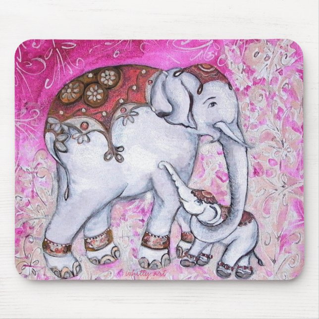 AMOR Mousepad do ELEFANTE (Frente)