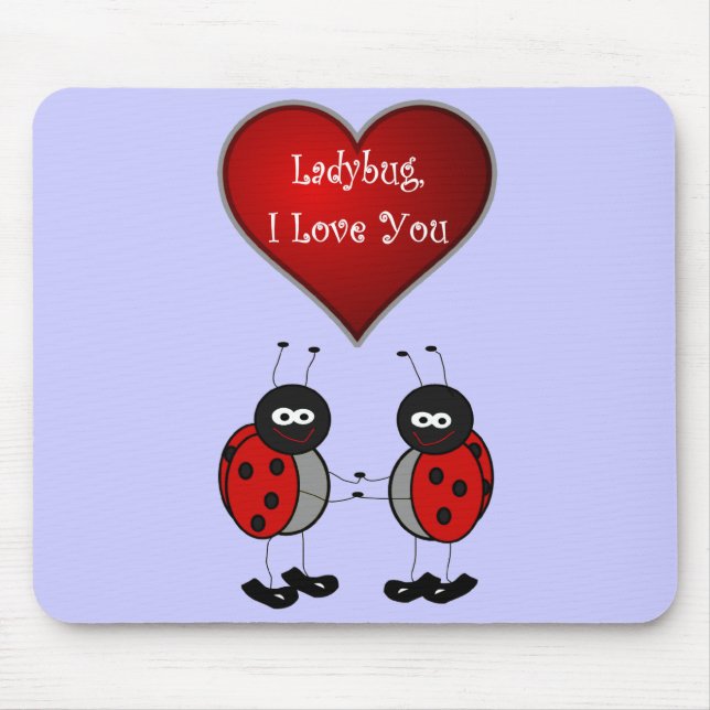Amor Mousepad do joaninha (Frente)
