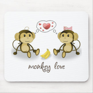 Amor Mousepad do macaco