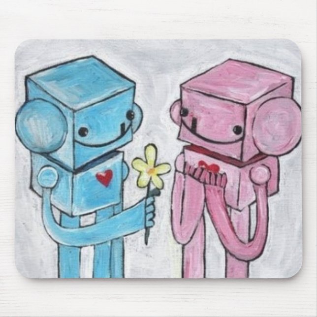 Amor Mousepad do robô (Frente)