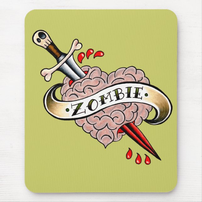 Amor Mousepad do zombi (Frente)