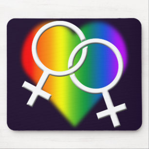 Amor Mousepads do arco-íris de Mousepad do orgulh