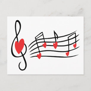 AMOR MÚSICA DE MÚSICA NOTAS DE VERMELHO NEGRO VE