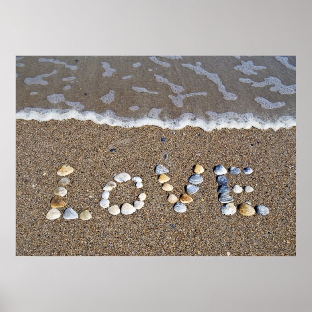 Amor na impressão da praia (Frente)