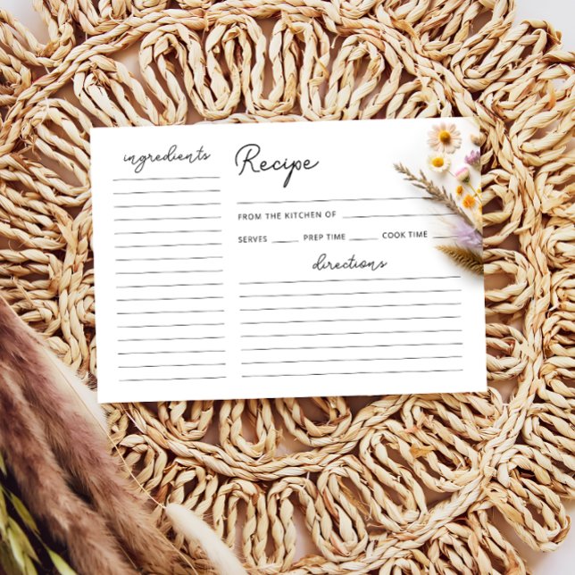 Amor no Cartão de Receita de Chá de panela de Flor (Criador carregado)