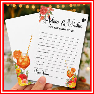 Amor no Primeiro Spritz Advice Deseja A Noiva