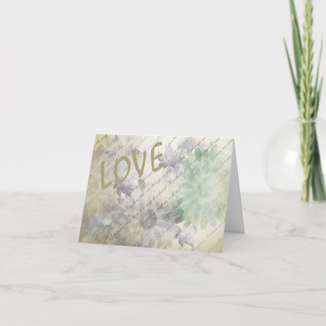 Amor Nunca Falha Agradecimento de Casamento (Frente)