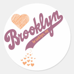 Amor para a etiqueta de Brooklyn