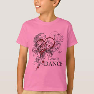 Amor para dançar o t-shirt dos miúdos