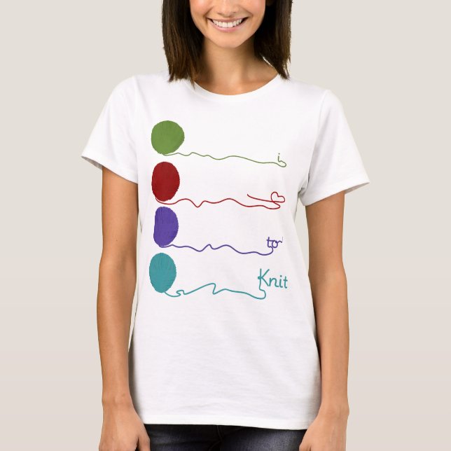 Amor para fazer malha a camisa (Frente)