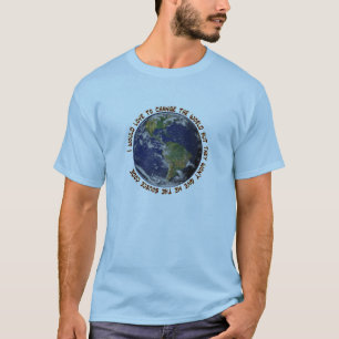 Amor para mudar o t-shirt do código fonte do mund