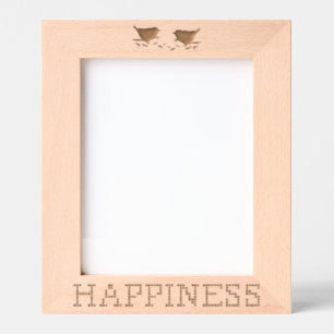 Amor pássaros felicidade quadros gravados