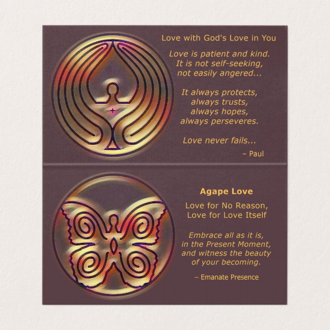 AMOR PBOQUIABERTO - CARTÃO DE TESTEMUNHO (Interior Desdobrado)