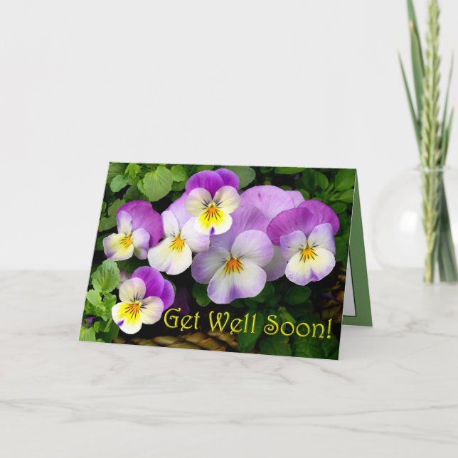 AMOR PENSAMENTOS - Vai Bem Em Breve! Cartão (Frente)