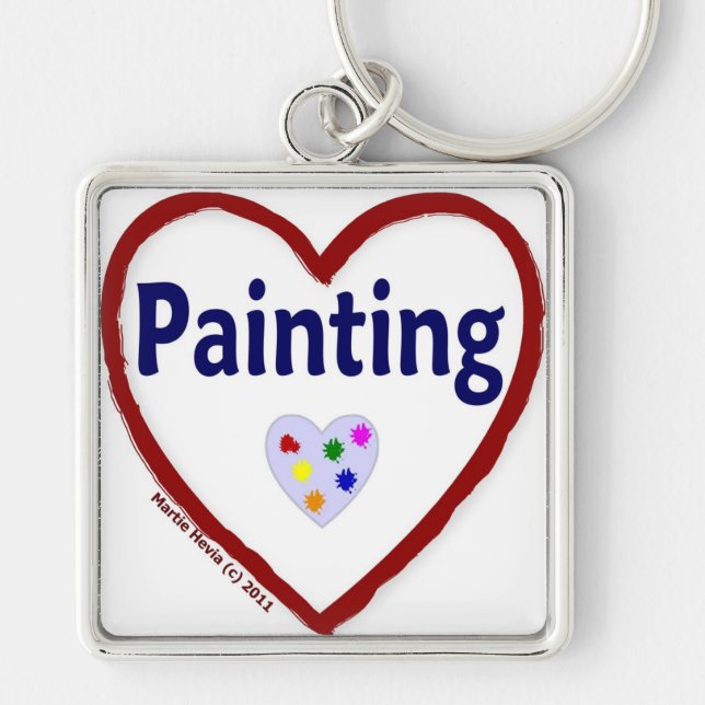 Amor: Pintura - Chaveiro (Frente)
