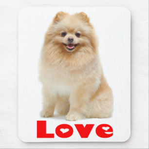 Amor Pom Pom Puppy Dog Mousepad