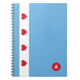 Amor por Chicago | Caderno Espiral | Monograma