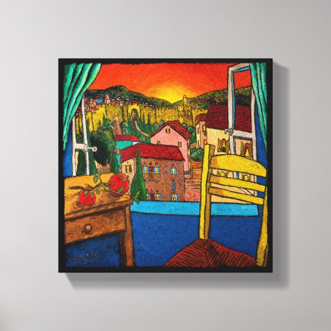 Amor por Jerusalém, Jonathan Kis-lev Canvas Print (Frente)