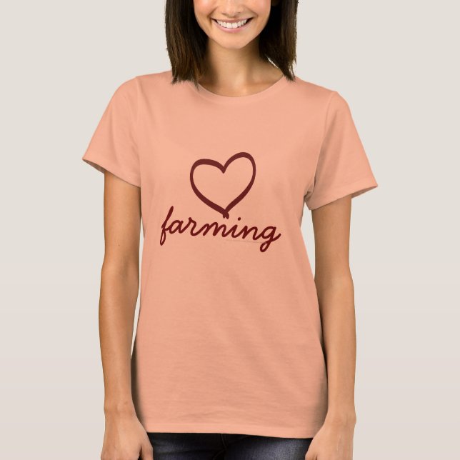 Amor que cultiva, t-shirt para ela (Frente)