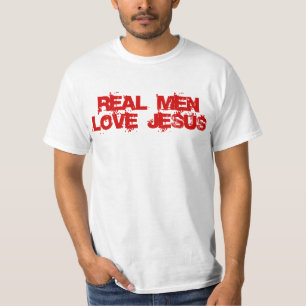 Amor real Jesus dos homens, t-shirt cristão do pa