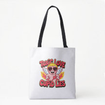 Amor Tóxico - Cupido Mente Escuro Tote Bag