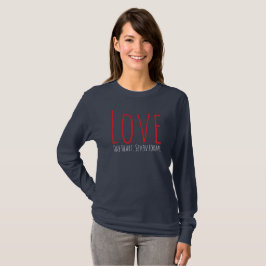 Amor - Um Coração. Sete Formas Camiseta