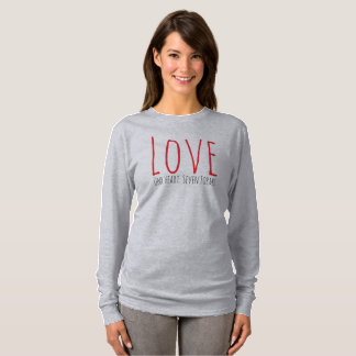 Amor - Uma Camiseta Coração. Sete Formas