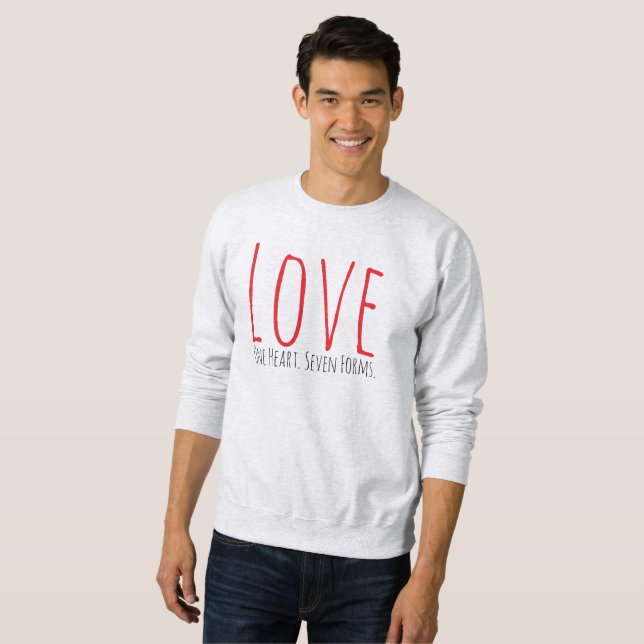 Amor - Uma Camiseta de Sete Formas do Coração (Frente Completa)
