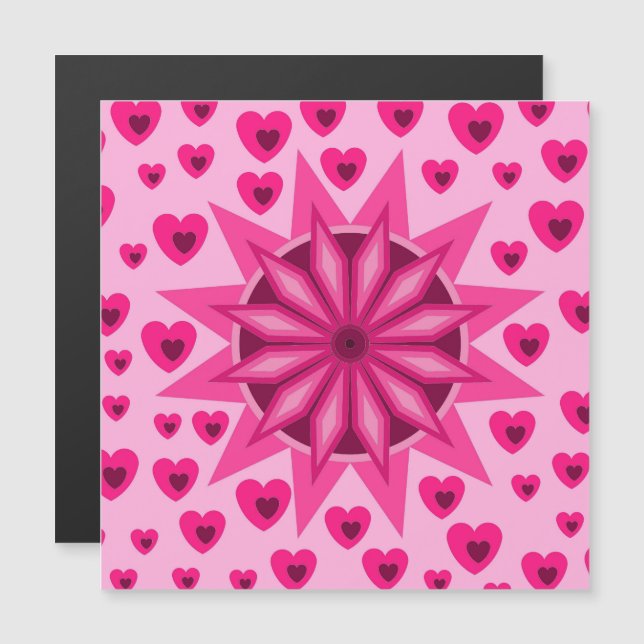 AMOR VALENTINE, PRESENTE DE ANIVERSÁRIO COM CORAÇÕ (Frente/Verso)