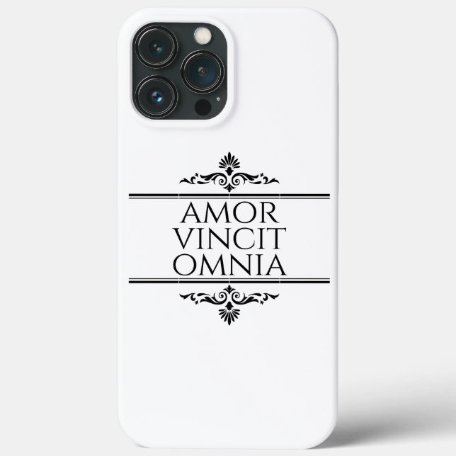 Amor Vincit Omnia Conquista Todas as Frases Latina (Verso)